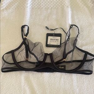 Honey Birdette Black Sheer Bra